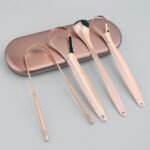 Premium Stainless Steel Tongue Scraper – (জিহ্বা পরিষ্কারের সেরা সমাধান) - Image 4