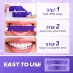 Smilekit Purple Whitening Strips – অ্যাডভান্সড টিথ হোয়াইটেনিং ফর্মুলা - Image 4